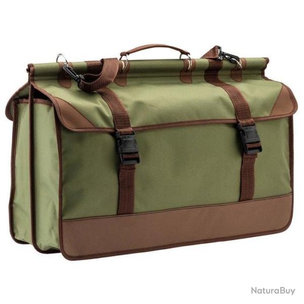 Wahoo ! Sac de battue Country vert/marron en toile