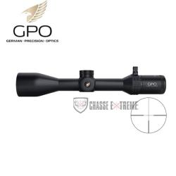 Lunette GPO Spectra 8x 2-16x50i R&eacute;ticule G4i Fiber SFP (Mrad)