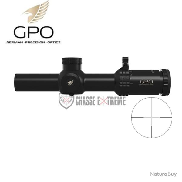 Lunette GPO Spectra 8X 1-8x24 R�ticule G4 IL SFP (Mrad)