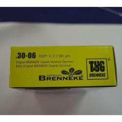 1 BOITE DE 20 BALLES 30-06 BRENNEKE TUG 181 GR/11.7 G NEUVE