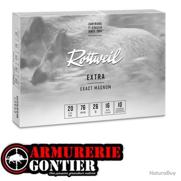 Rottweil Exact Magnum 20/76 - 26 g - Bo�te de 10