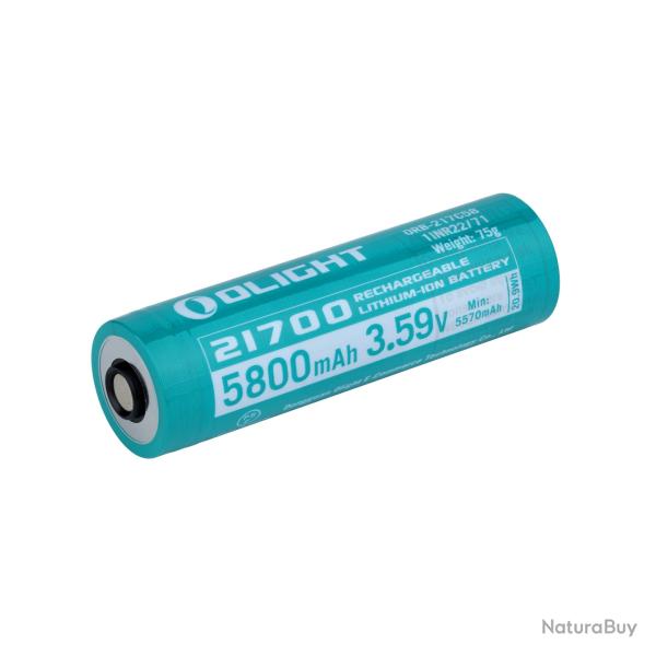 Olight ORB-217C58 - Batterie 21700 rechargeable 5800 mAh pour Seeker Ultra