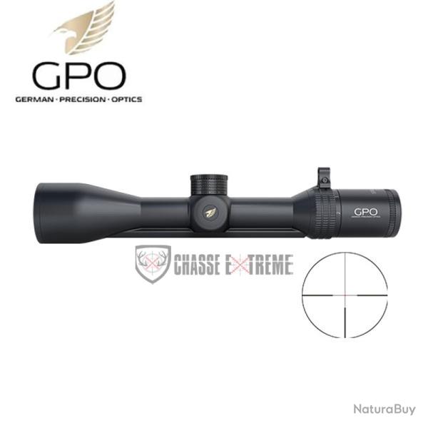 Lunette Rail GPO Spectra 6X 2-12x50 R�ticule Fibre Optique G4 IL SFP (Mrad)