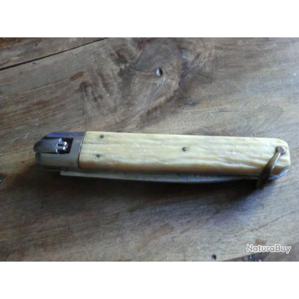 couteau pliant mitre corne