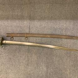 Sabre fran&ccedil;ais, sans doute mod&egrave;le officier infanterie