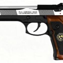 PISTOLET 6MM GAZ M9 BIOHAZARD 2T - AIRSOFT