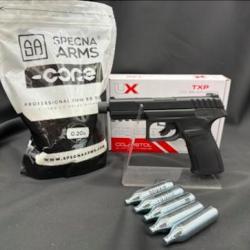 Pack Pr&ecirc;t &agrave; Tirer PIST UX TXP CO2 CAL BB/4.5MM