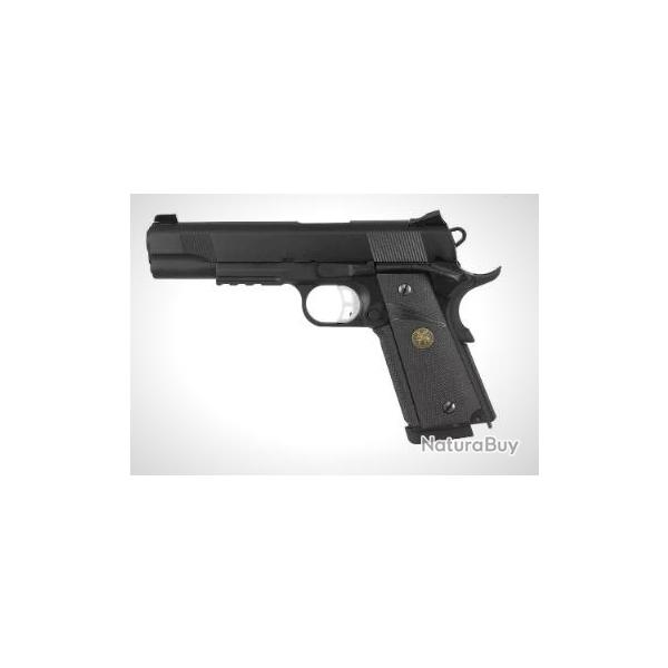 PISTOLET 6MM KJ TAC MASTER CO2 METAL NOIR