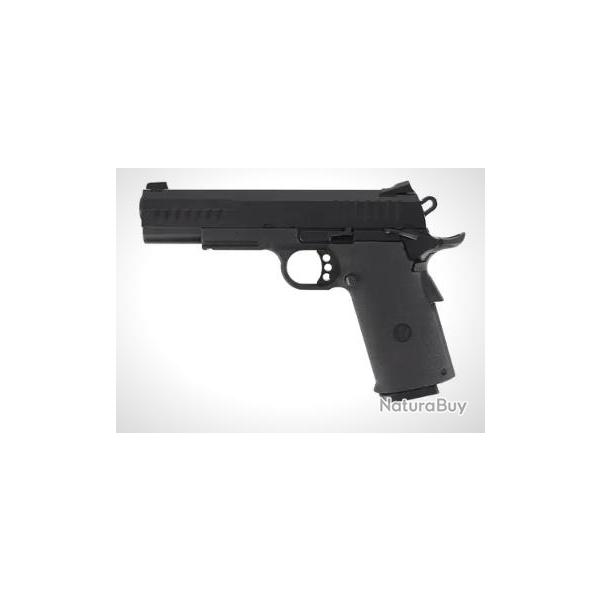 PISTOLET 6MM TACTICAL CUSTOM GAZ METAL NOIR