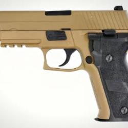 PISTOLET 6MM GAZ M25 RAIL TAN