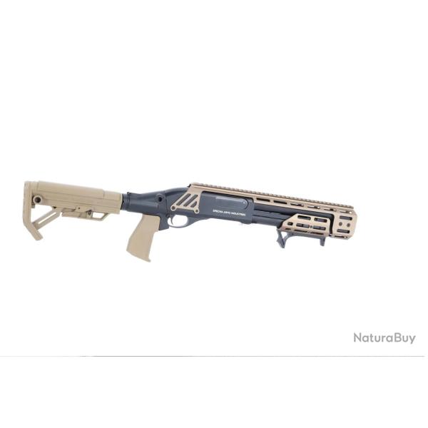 FUSIL A POMPE 6MM SA-VGS2 VAPOR NOIR ET TAN