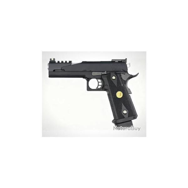 PISTOLET 6MM GAZ 5.1 DRAGON TYPE B NOIR