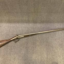 Fusil de chasse &agrave; chiens anglais calibre 12 &agrave; r&eacute;parer et restaurer