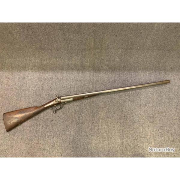 Fusil de chasse � chiens anglais calibre 12 � r�parer et restaurer