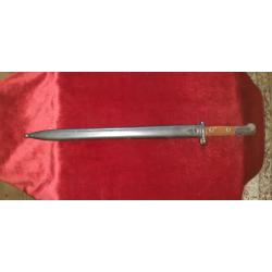 Ba&iuml;onnette Mauser Yougoslave VZ 24 longue ( neuve ) .