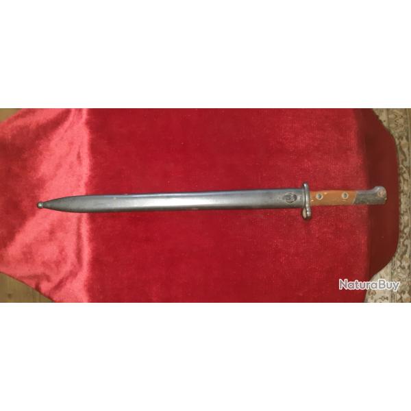 Ba�onnette Mauser Yougoslave VZ 24 longue ( neuve ) .