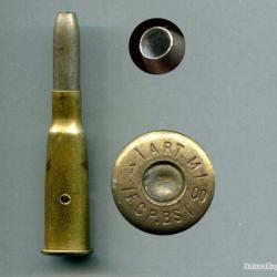 8 mm Lebel de Stand Mle 1906 balle pointe creuse - Bourges 1900 : ART.M/1/00/ECP.BS/ - NEUTRALISEE