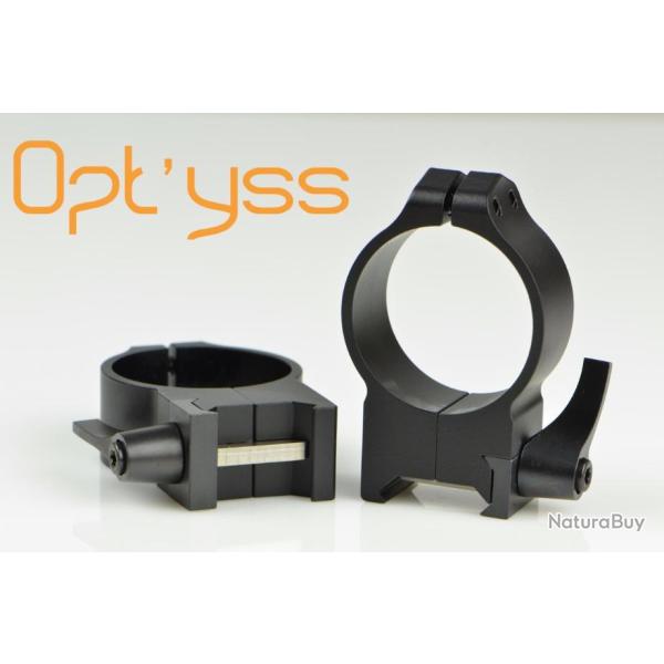 anneau montage rapide qd quick detach warne maxima acier 34 hight haut colliers