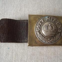 Boucle de ceinture prussienne date 1915  allemande 1914 / 18 1gm 100 % originale