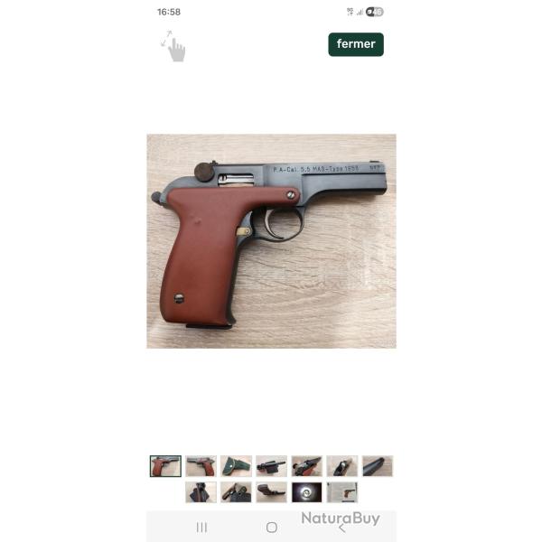 Pistolet MAS 1953 - 22lr Extr�ment rare