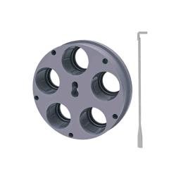 Tourelle Lee Ultimate Tool Carrier 5 trous avec tige d'indexation - 92177