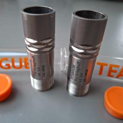 A vendre 2 Chokes TEAGUE Titane pour Krieghoff. (1/2 M et 3/4 IM). Bon &eacute;tat.