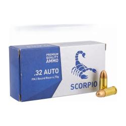 Munitions - STV - Scorpio 7.65/32 Auto LIV OFFERTE LOT DE 1000