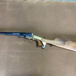 Revolver Flli Pietta 1851 calibre 44 poudre noire avec crosse d'&eacute;paule