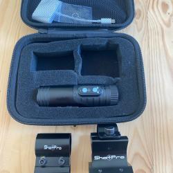 Cam&eacute;ra 4k shotpro V2 - Wifi et r&eacute;ticule int&eacute;gr&eacute; - Montage fusil et carabine