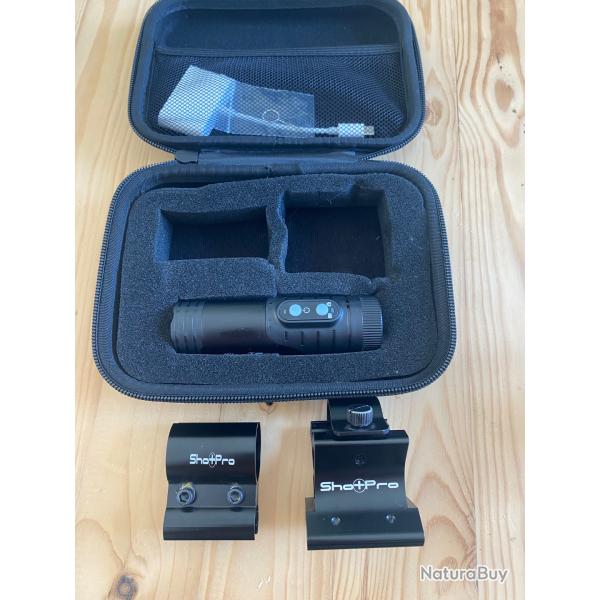 Cam�ra 4k shotpro V2 - Wifi et r�ticule int�gr� - Montage fusil et carabine