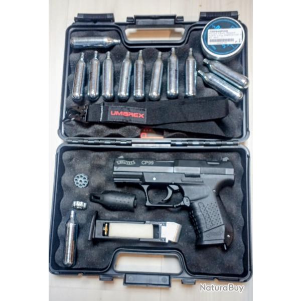 Walther cp99 co2 plombs cal 4,5 mm