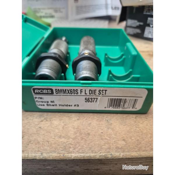 Outils 8mm x 60S F L DIE SET