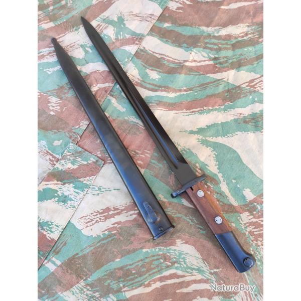 Ba�onnette yougoslave mod�le 1924 variante longue Yougoslavie Serbie M24 tardive