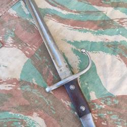 Ba&iuml;onnette turque mod&egrave;le 1890 modifi&eacute; en 1935 raccourcie ASFA empire ottoman ww1