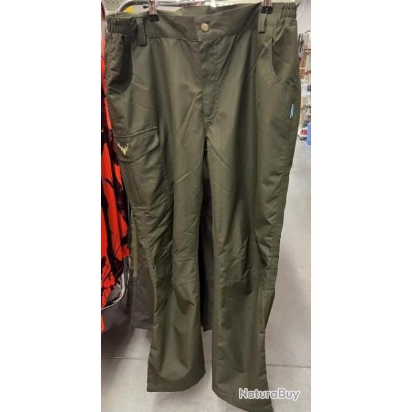 NORTH COMPANY PANTALON DE CHASSE IMPERMEABLE KAKI 50
