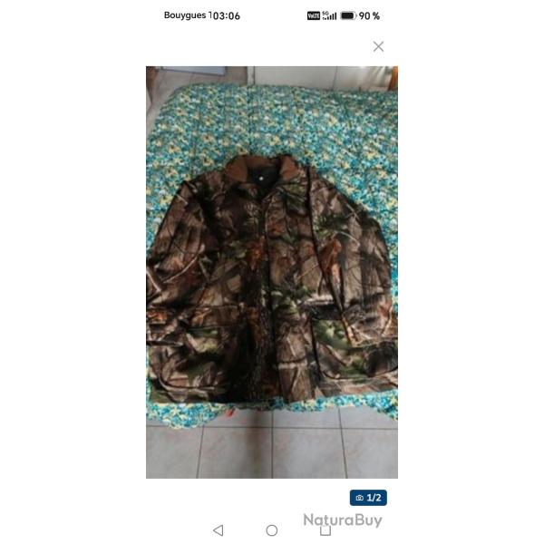 Veste chasse percussion camo 3xl