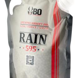 BILLES AIRSOFT 6MM RAIN EN SACHET DE 3500BBS 0,20G