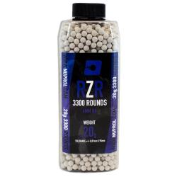 BILLES AIRSOFT 6MM RZR BOUTEILLE DE 3300 BBS 0,20G