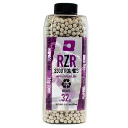 BILLES AIRSOFT 6MM RZR 0.32G BIO BOUTEILLE 3300 BBS