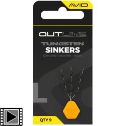 Lest Avid Carp Outline Tungsten Sinkers L
