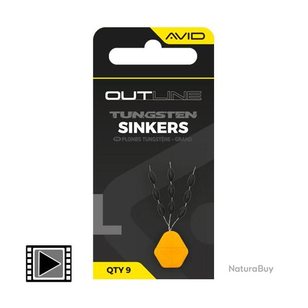 Lest Avid Carp Outline Tungsten Sinkers L