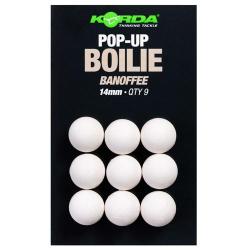 Bouillette Korda Plastic Pop Up Banoffee White 14mm (par 9)