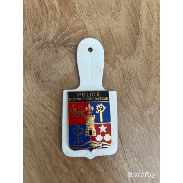 Insigne police district c�te basque