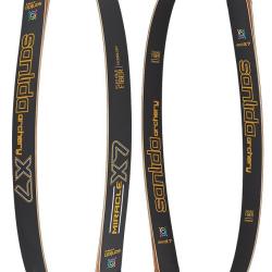 Branches recurve Sanlida Miracle X7 66"" (34 lbs) si poign&eacute;e 25" - 64"" (36 lbs) si poign&eacute;e 23