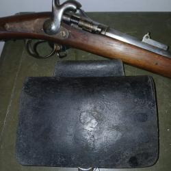 Cartouchi&egrave;re de ceinturon mod&egrave;le 1845 arm&eacute;e fran&ccedil;aise Second Empire 1870 - Bon &eacute;tat.2.