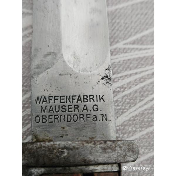 Baillonette mauser