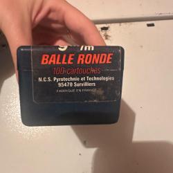 Balle ronde 9/9mm
