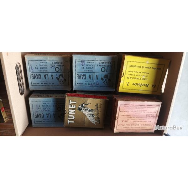 vends lot de cartouches anciennes (collection)