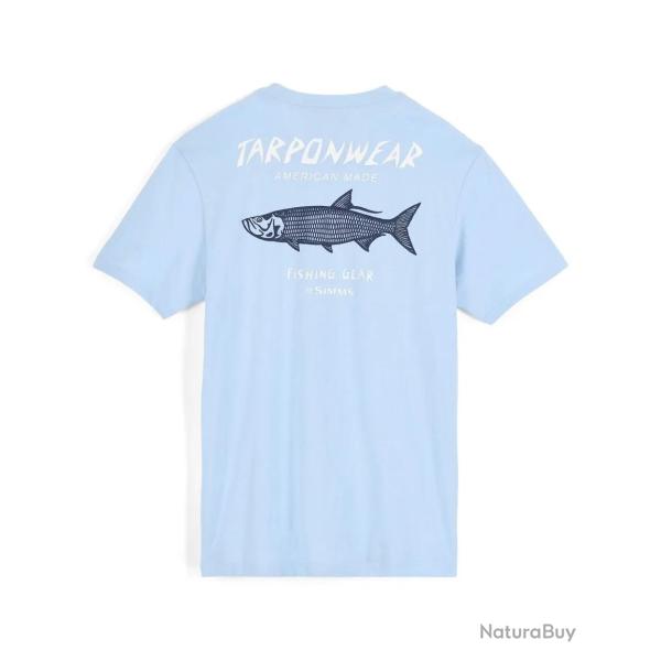 Tee shirt SIMMS Tarponwear Sky Blue 3XL