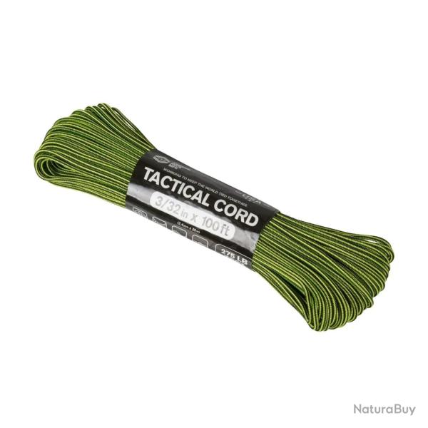 275 Paracord (30m) - Neon Yellow & Black Stripes